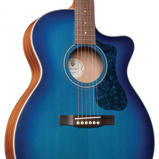 Guild OM240 CE Dark Blue Burst