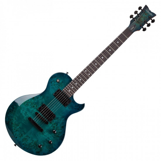 Schecter Solo II Std Ocean Blue Burl