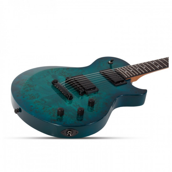 Schecter Solo II Std Ocean Blue Burl