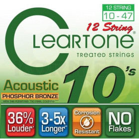 Cleartone acoustique 12 cordes phosphore bronze Extra Light