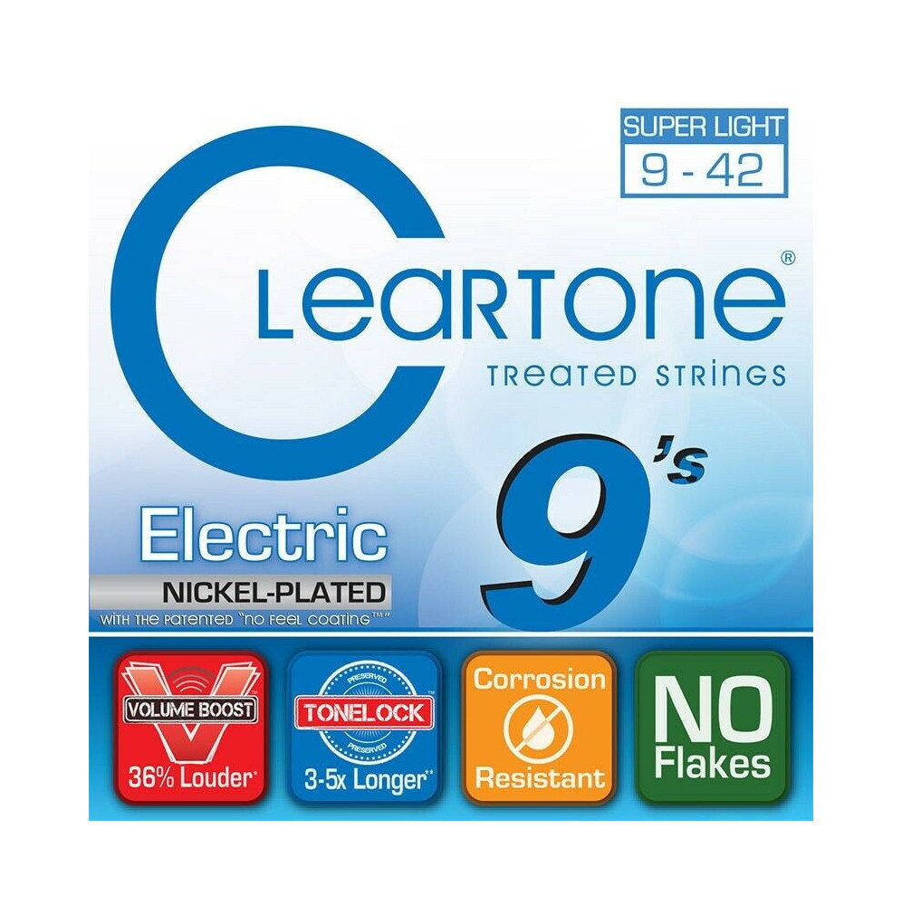 Cleartone electrique nickel plated Extra Light