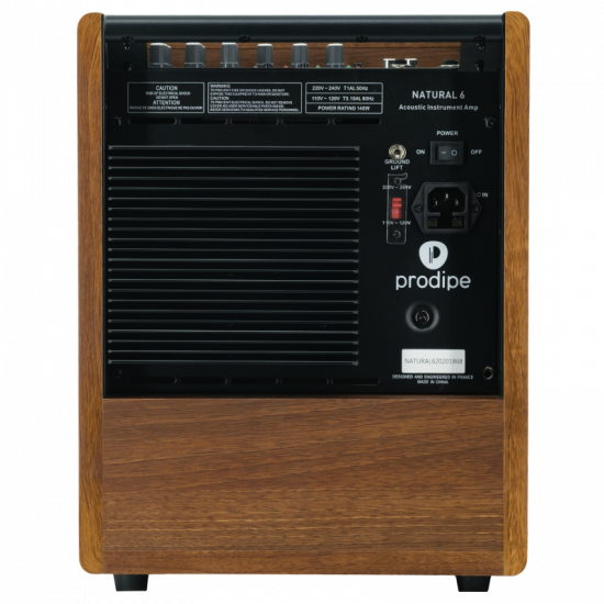 Prodipe Natural 6 Walnut Wood