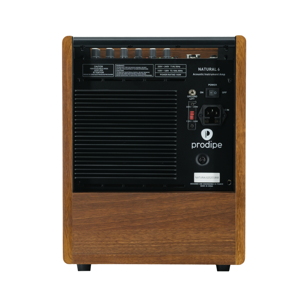 Prodipe Natural 6 Walnut Wood