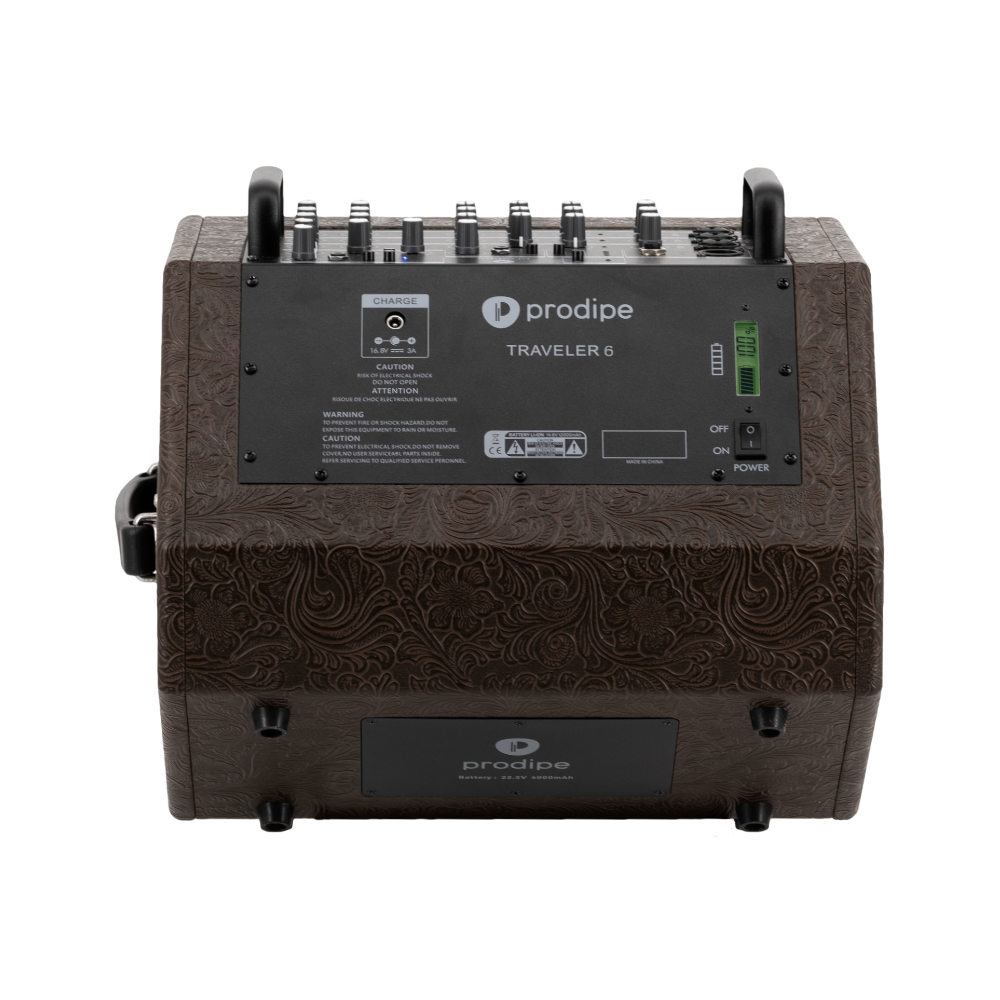 Prodipe traveler 6 combo acoustique autonome sur batterie