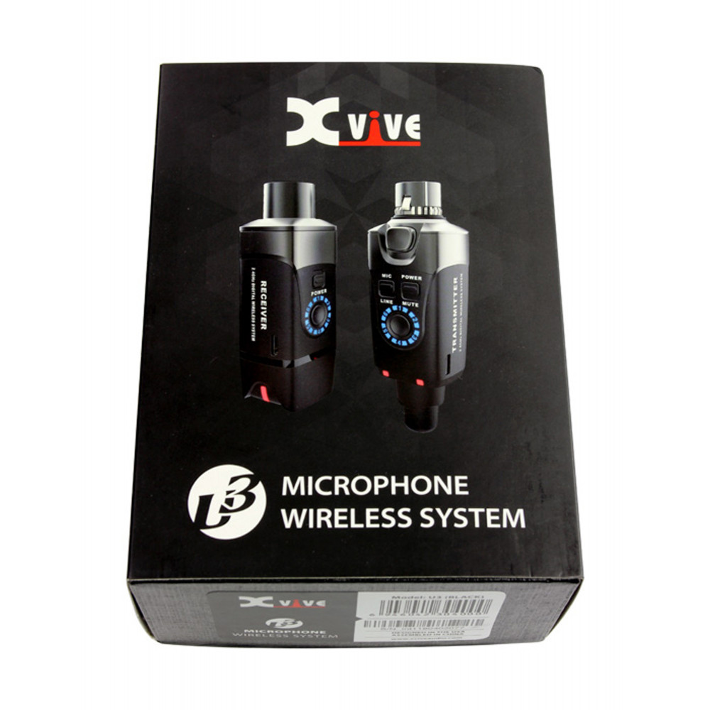 XVive Système HF pour microphone condensateur sans fil U3C 2.4 Ghz