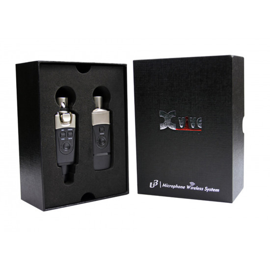 XVive Système HF pour microphone condensateur sans fil U3C 2.4 Ghz