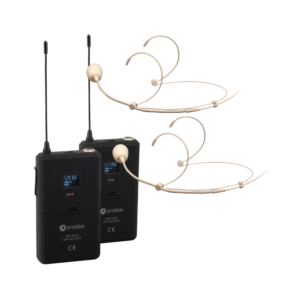 Prodipe UHF B210 DSP V2 HEADSET Duo