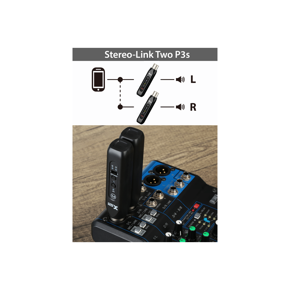 XVive P3 recepteur bluetooth