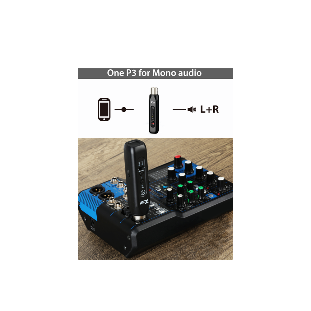 XVive P3 recepteur bluetooth