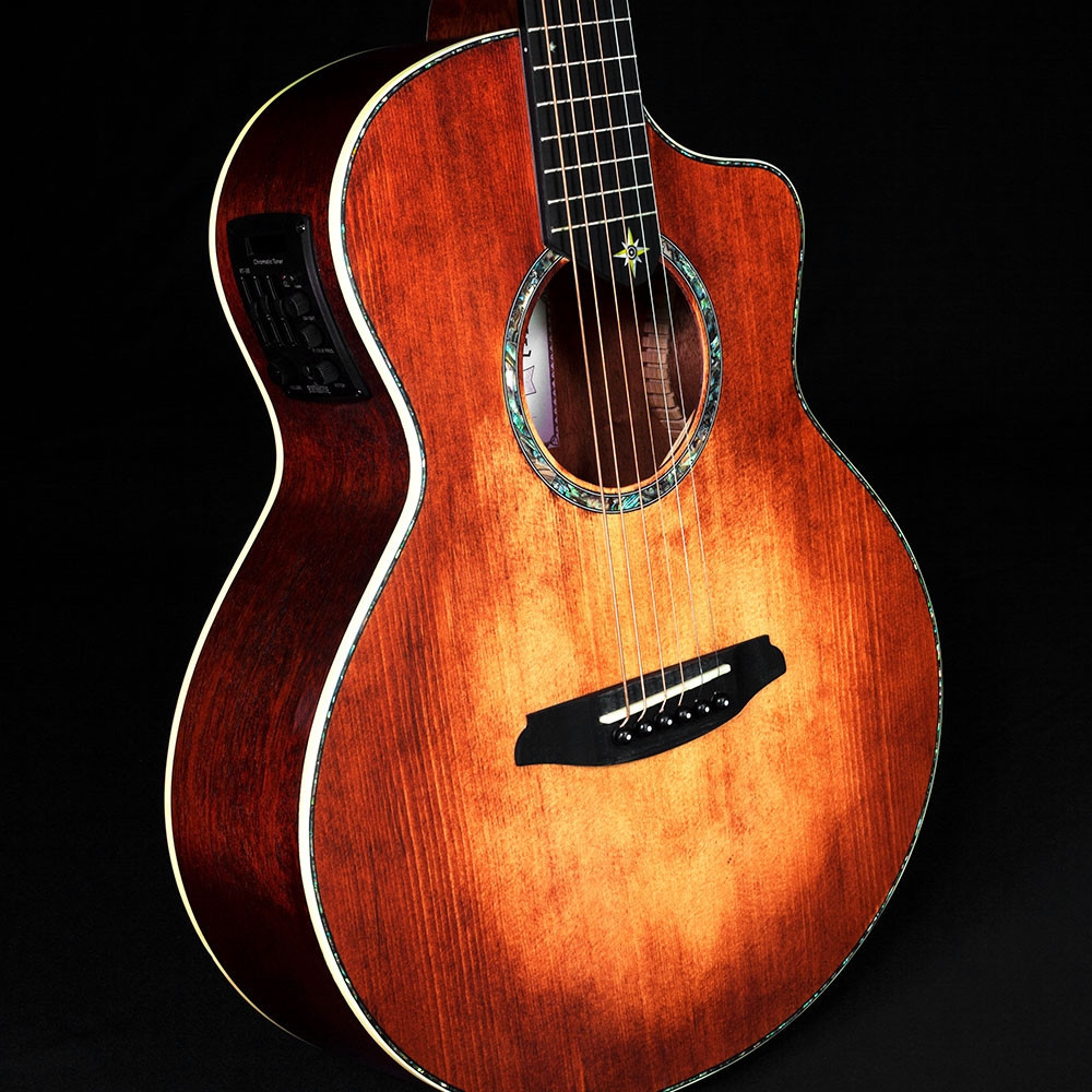 Rathbone Navigator Epicéa/Acajou électro avec housse