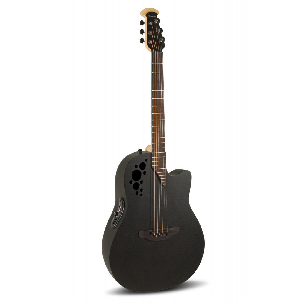 Ovation Elite Black textured Deep Contour