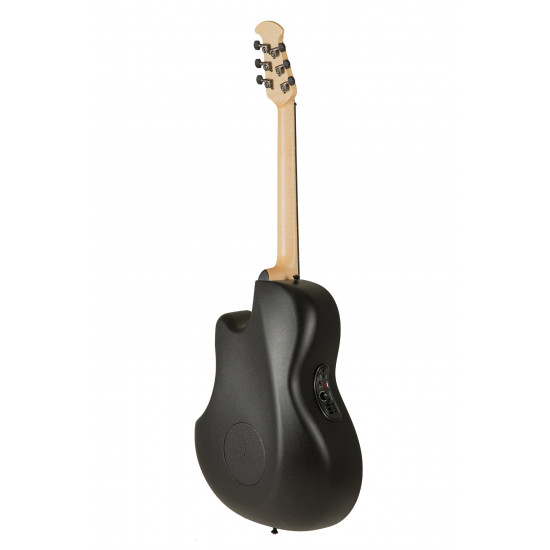Ovation Elite Black textured Deep Contour