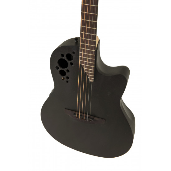 Ovation Elite Black textured Deep Contour