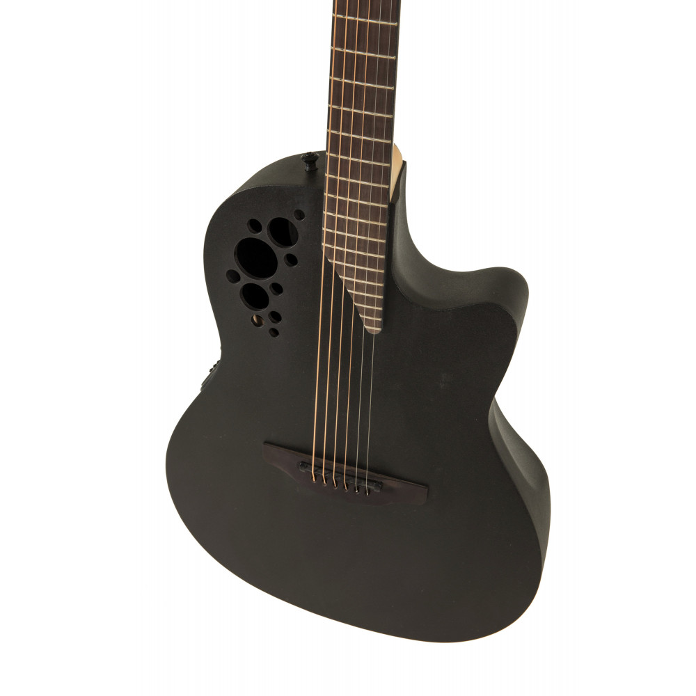 Ovation Elite Black textured Deep Contour