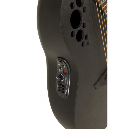 Ovation Elite Black textured Deep Contour