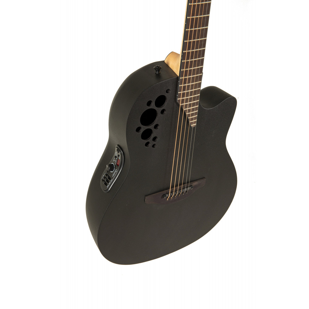 Ovation Elite Black textured Deep Contour