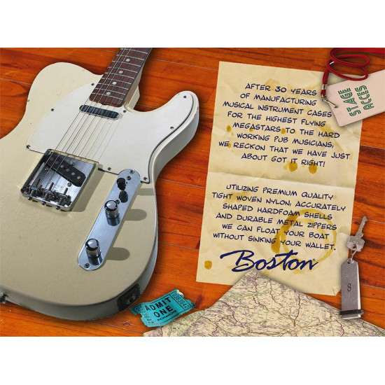 Boston Softcase  polystyrène/tissu dreadnought