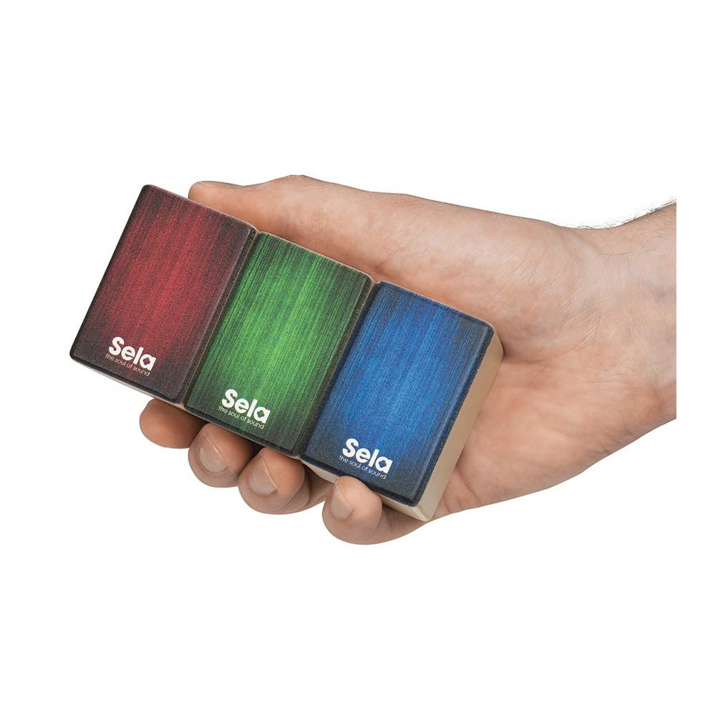 Sela Set 3 Mini Cajon Shaker (soft, medium, hard)