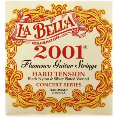 La Bella 2001 cordes  Flamenco tension Forte