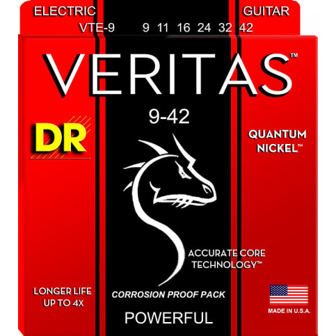 DR Veritas corde guitare électrique 09-42