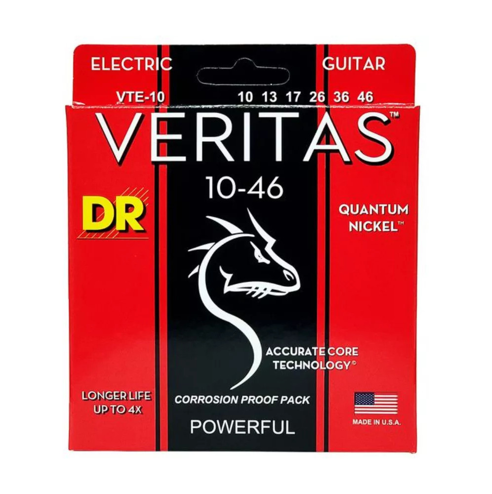 DR Veritas corde guitare électrique 10-46