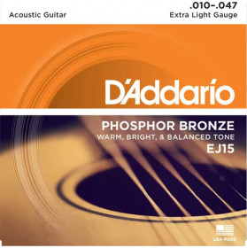 D'Addario EJ15 Phosphore Bronze XL 10-47