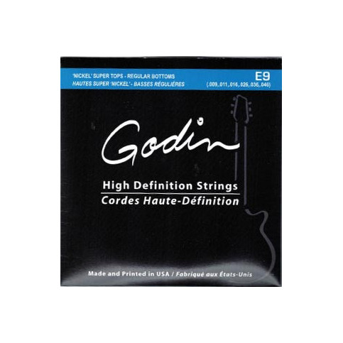 Godin corde guitare électrique E9 Haute définition  9-46