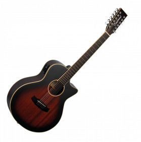 Tanglewood Winterleaf 12 cordes électroacoustique folk  TW6-12CE automn vintage sunburst
